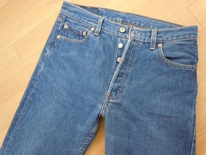 a482*90s американский производства Levi's 501*W30 б/у одежда джинсы * Denim брюки быстрое решение *