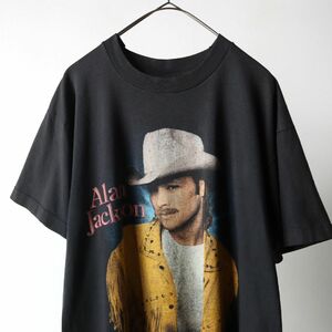 90s USA製 アラン ジャクソン 両面プリント Tシャツ L / フルーツオブザルーム