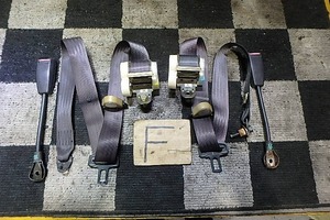 孔雀) バラード CR-X Si AS 左右 シート ベルト セット AE AF ワンダー シビック AT AH ［B]