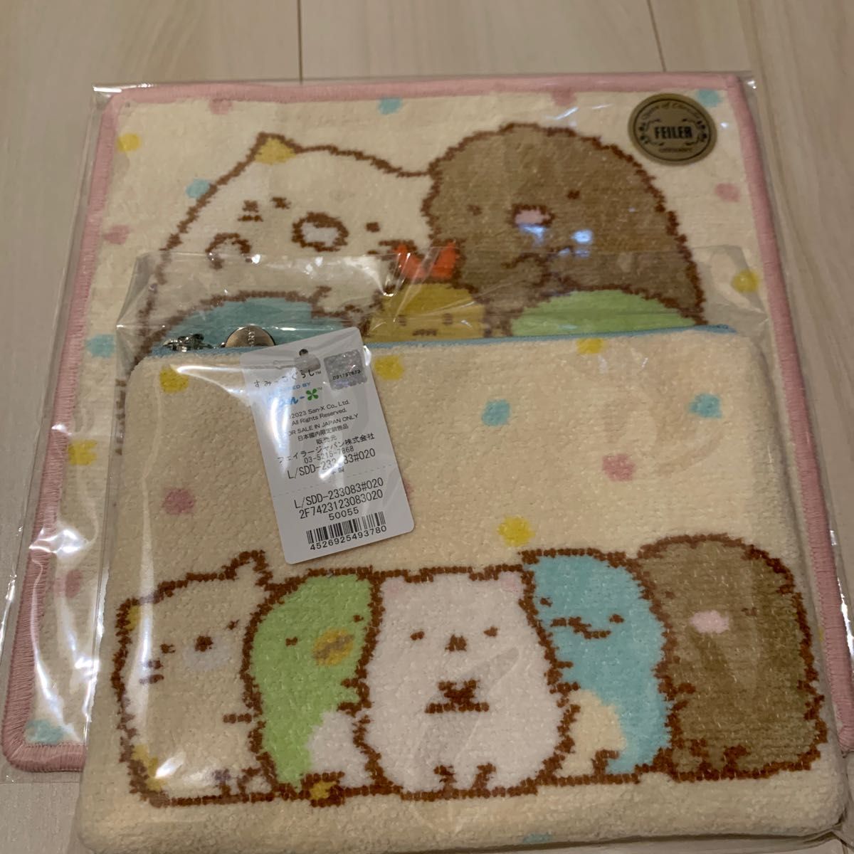 セール大阪 - 新品 フェイラー すみっコぐらし ハンカチ イエロー