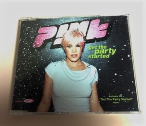 PINK（ピンク）「GET THE PARTY STARTED」 EU盤 Enhanced CD