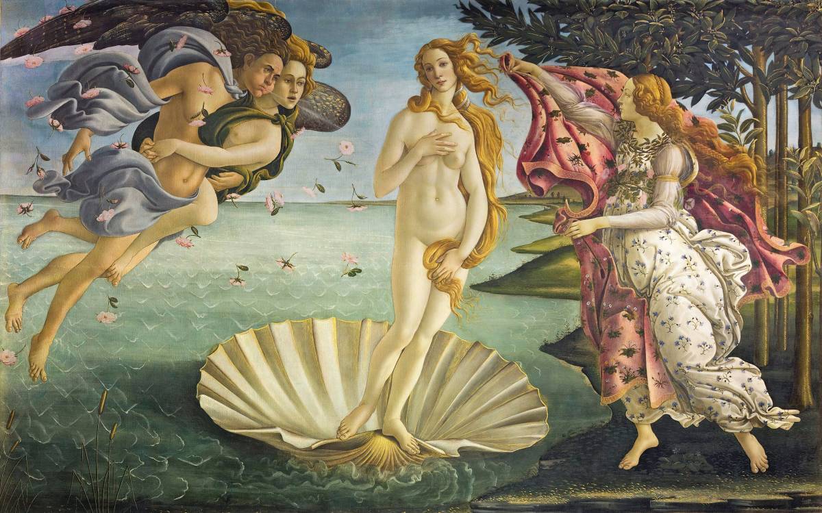 Brand new, unframed, Botticelli's The Birth of Venus, special technique high quality printing painting, A4 size, special price: 980 yen (shipping included), buy now, artwork, painting, others