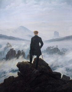 Art hand Auction New Caspar David Friedrich Wanderer Above the Sea of Clouds High-quality print in wooden frame 3 major features Special price 1980 yen (shipping included) Buy it now, Artwork, Painting, others