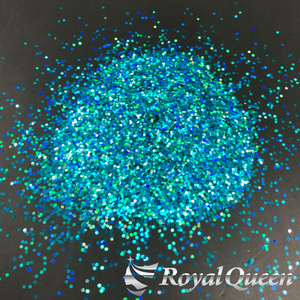  lame flakes Rainbow emerald blue 1.0mm 100g LB701