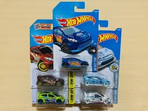 HOTWHEELS '12 FORD FIESTA フォード フィエスタ 5台 5色 ラリー Rally WRC Ken Block ケン・ブロック ホットウィールレーシング