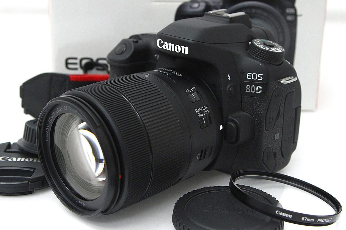 CANON EOS 80D EF-S18-135 IS USM レンズキット オークション比較 
