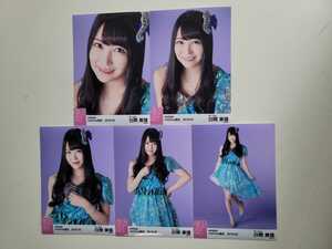 NMB48 白間美瑠 AKB48 netshop限定 2016.03 生写真 5種コンプ.