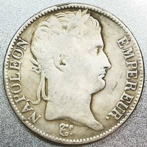 フランス ナポレオン 5フラン銀貨 1810年 A　レプリカコイン