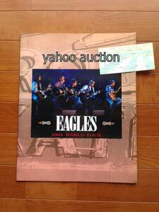 Eagles Japan tour concert ticket & program book 1995 antique collectible merchandise hotel california country rock jackson browne