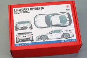 HOBBY DESIGN 1/24 LB-ワークス トヨタ 86 フルディティール キット 自動車模型 レジン HD03-0647