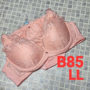 ●AB-30　新品　B85　LL　ブラジャー＆ショーツセット　可愛いらしいです♪　