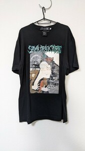 未使用 サムライコア 大 写楽 ブラック メンズ ハガキ付き Tシャツ