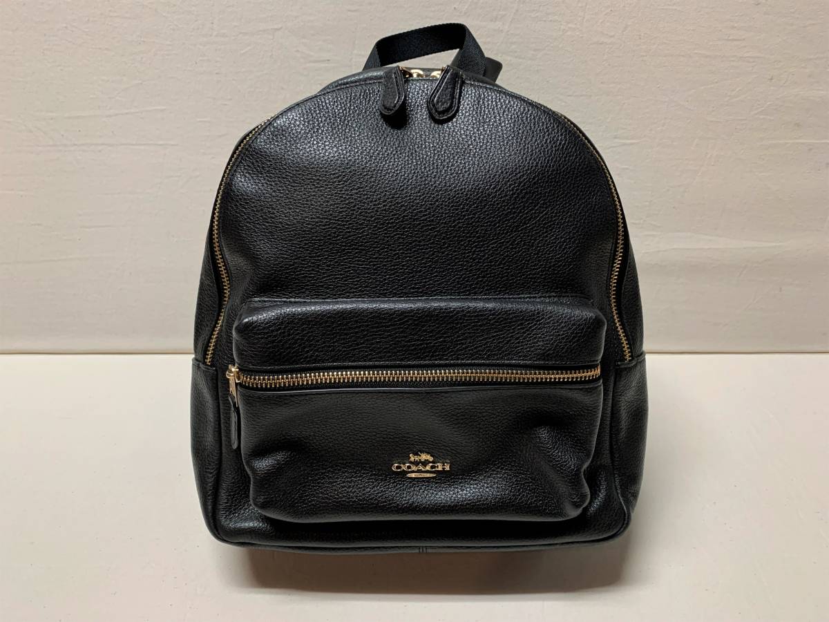 COACH コーチ オールレザーリュック バックパック スエードコンビ