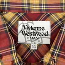 vivienne westwood MAN オーブ 刺繍 チェック 半袖シャツ メンズ 44サイズ (Sサイズ) ヴィヴィアンウエストウッドマン archive 3070190_画像4