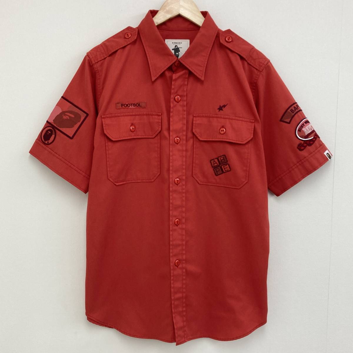 2023年最新】ヤフオク! -エイプ ミリタリーシャツの中古品・新品・未