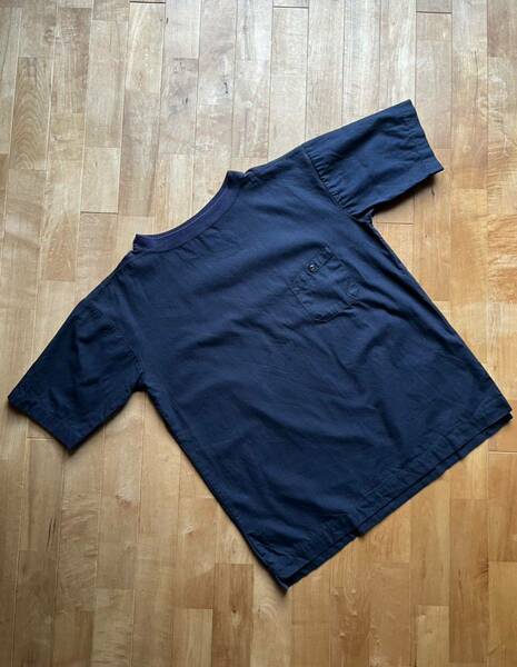 Nigel Cabourn ナイジェルケーボン BIG POCKET T-SHIRT ビッグポケットTシャツ サイズ46(S) ネイビー