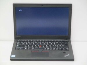 【1円スタート】Lenovo ThinkPad X270 20K60012JP Core i3 6006U 2Ghz 4GB 12.5インチ BIOSロックあり