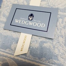 送料無料☆匿名配送☆新品 未使用 西川 WEDGWOOD タオルケット ウェッジウッド 西川産業 水色綿 100% 140×190cm 青 オシャレ WW009 タオル_画像2