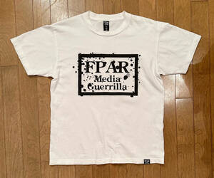 ■FORTY PERCENT AGAINST RIGHTS 極美品 FPAR Media Guerrilla Tシャツ WH-2 The Parking 限定 WTAPS