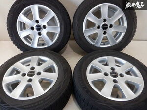 BORBET ボーベット 14インチ 6.5J +24 4穴 PCD108 ホイール DUNLOP ダンロップ WINTER MAXX 185/65R14 86Q タイヤ 207 208 307 プジョー