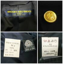 Brooks Brothers ブルックスブラザーズ テーラードジャケット スーツ ネイビー 紺 ウール100% 毛 日本製 メンズ [サイズ不明]_画像7