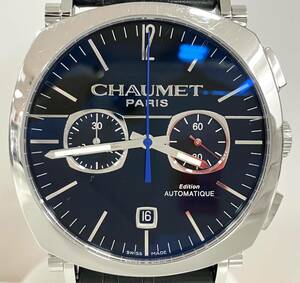CHAUMET Chaumet Dan ti chronograph 1229-4143A clock box attaching self-winding watch store receipt possible 