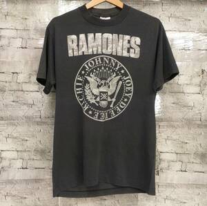 USA製 RAMONES ラモーンズ 半袖Tシャツ バンドTシャツ シングルステッチ SELECT-T サイズL ブラック 店舗受取可