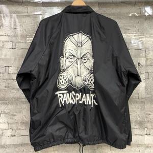 AUGUSTA SPORTSWEAR コーチジャケット TRANSPLANTS HELLCAT RECORDS サイズL ブラック