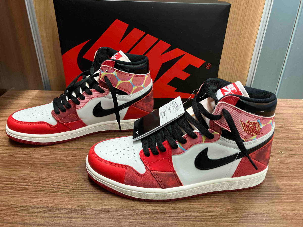 未使用タグ付】NIKE／AIR JORDAN 1 RETRO HIGH OG SP Spider-Man