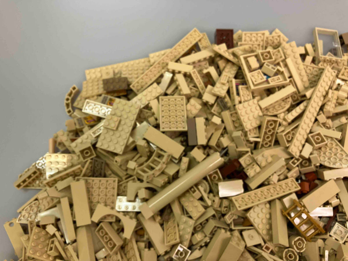 LEGO 色分けブロック バラ 【茶系 タン ベージュ 黄土色】3kg以上 大量