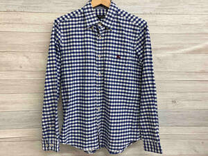 BURBERRY BLACK LABEL GINGHAM CHECK BUTTON DOWN SHIRTS BLUE バーバリー ブラックレーベル ギンガムチェック ボタンダウンシャツ ブルー