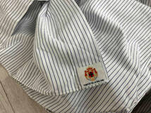 LUIGI BORRELLI ストライプ柄 カッターシャツ 長袖シャツ イタリア製 ルイッジボレリ_画像5