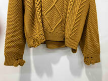 VICTIM DAMEGE CABLE KNIT / ダメージ ケーブルニット / VTM-21-N-127 ビッグシルエットダメージケーブルニット　ヴィクティム_画像2