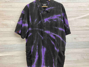 NEIGHBORHOOD × GRAMICCI TIE-DYE SHORT SLEEVE SHIRTS ネイバーフッド × グラミチ タイダイ 半袖シャツ パープル×ブラック サイズM