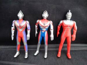  Ultraman Tiga seven Mebius фигурка 3 body комплект работа возможность 