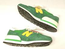 未使用品 new balance M990GG1 USA製 23年モデル GRN × YEL ニューバランス スニーカー 27.5cm_画像7