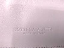 ボッテガヴェネタ　BOTTEGA VENETA　イントレチャート　チェーンショルダーバッグ　ピンク　ミラー付_画像6
