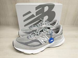 new balance M990GL6 ニューバランス M990v6 Made in USA グレー レザー 箱付き 店舗受取可