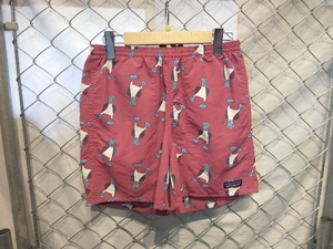 Patagonia BAGGIES SHORTS 57021SP21 鳥総柄バギーハーフ綿パン XS パタゴニア 店舗受取可