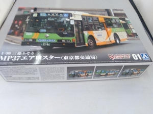  пластиковая модель Aoshima Mitsubishi Fuso MP37 Aero Star Tokyo Metropolitan area транспорт отдел 1/80 working vehicle серии No.1