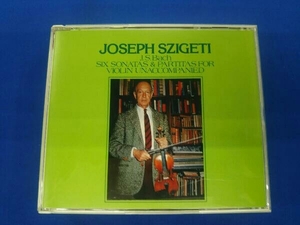 ヨーゼフ・シゲティ CD J.S.バッハ:無伴奏ヴァイオリンのためのソナタとパルティータ(全曲)
