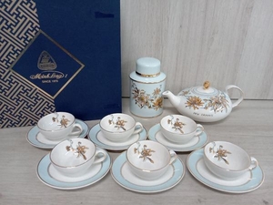 MINH LONG ミンロン ティーセット ティーポット 茶葉入れ カップ&ソーサー カップ ソーサー 6客 陶磁器 陶器