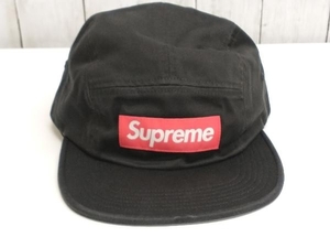 Supreme/ Washed Chino Twill Camp Cap /キャップ/シュプリーム/ボックスロゴ/ブラック