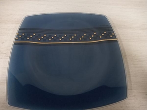 現状品 WEDGWOOD　ウェッジウッド　samurai　ガラスプレート　使用感有