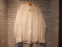 ENGINEERED GARMENTS エンジニアドガーメンツ 長袖シャツ ホワイト ストライプ アメカジ_画像1