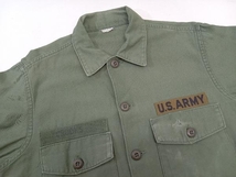 U.S.ARMY ミリタリー ユーティリティシャツ OG 107 サイズ:15 1/2 長袖_画像3