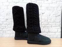 【箱付き】TAO COMME des GARCONS UGG CLASSIC MINI タオ コムデギャルソン アグ クラシック ミニ ケーブルニット ブーツTJ-K101サイズ26cm_画像3