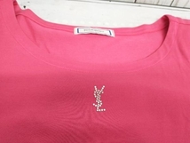Yves Saint Laurent(YSL) Mサイズ 肩パット入 半袖Tシャツ SN52-206 イウ゛サンローラン_画像3