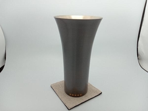 WDH 純銅製 タンブラー (リバーシブルコースター付き) Pure Copper Tumbler