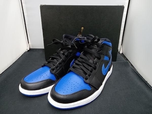 NIKE AIR JORDAN 1 MID HYPER ROYAL 554724-068 ナイキ ジョーダン 26.5cm スニーカー